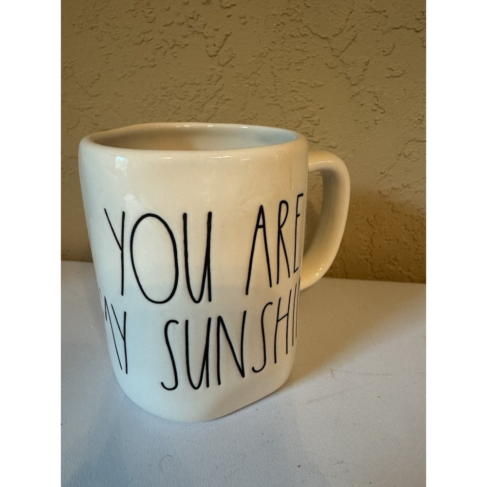 Rae Dunn YOU ARE MY SUNSHINE Ceramic Coffee Mug Magenta Artisan Collection